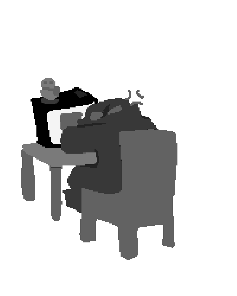 Desk Guy from VS Ourple Guy