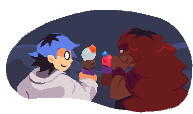 brooke and grace eating ice cream