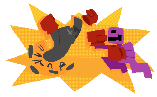 ourple guy and henry boxing